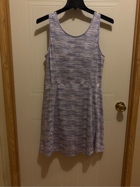 Zelos Sz L Lavender Striped Athletic Dress VCUC😊😊
